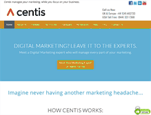 Tablet Screenshot of centis.net